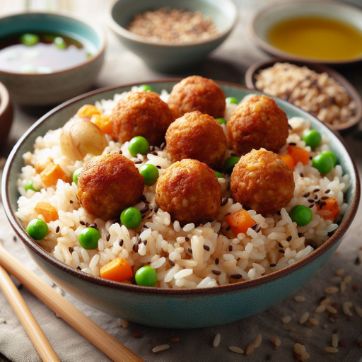 CƠM GẠO LỨC GÀ VIÊN CHAY​