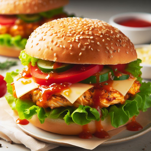 CHICKEN SANDWICH (SANDWICH GÀ)