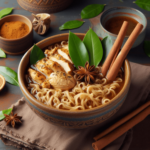 PHỞ LỨT TRỘN GÀ LÁ QUẾ