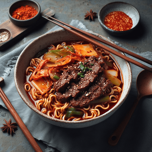 PHỞ LỨT TRỘN BÒ KIM CHI​
