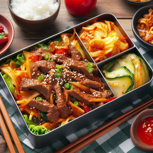 BÒ XÀO KIM CHI​
